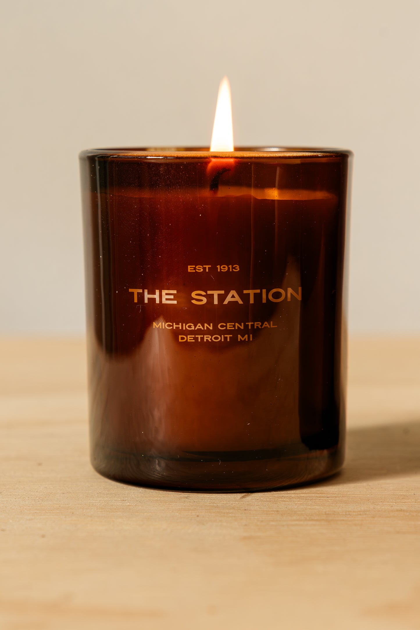 The Station Large Candle