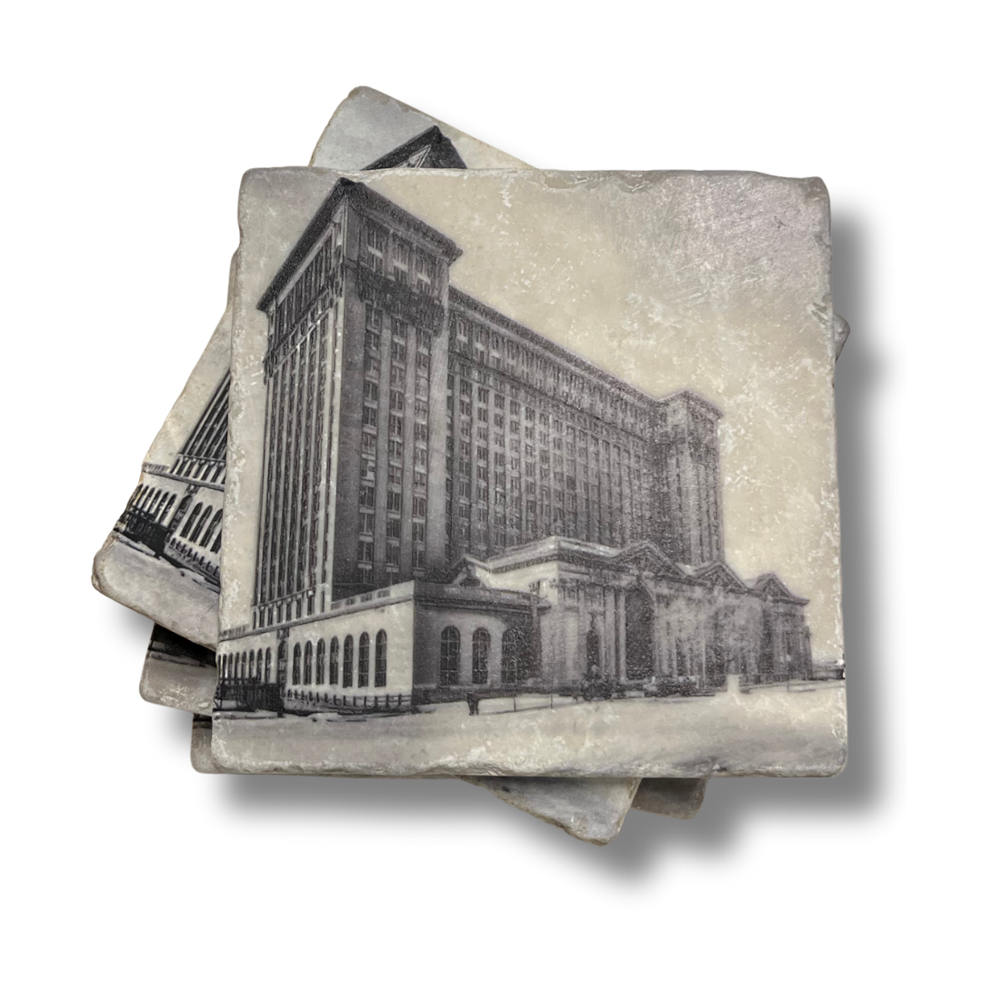 The Station Marble Coaster