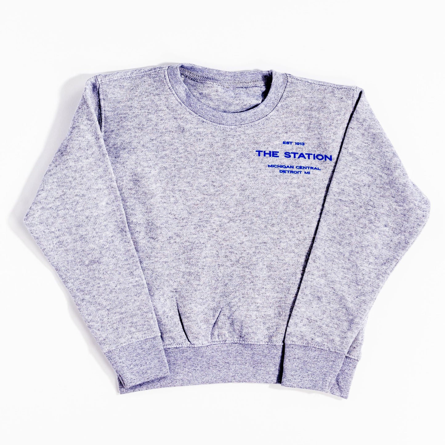 The Station Kid's Crewneck in Grey