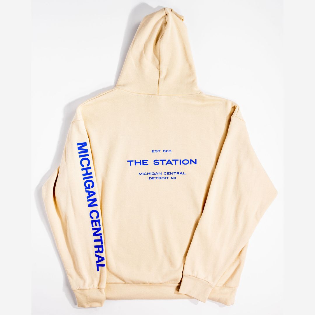 The Station Hoodie in Cream