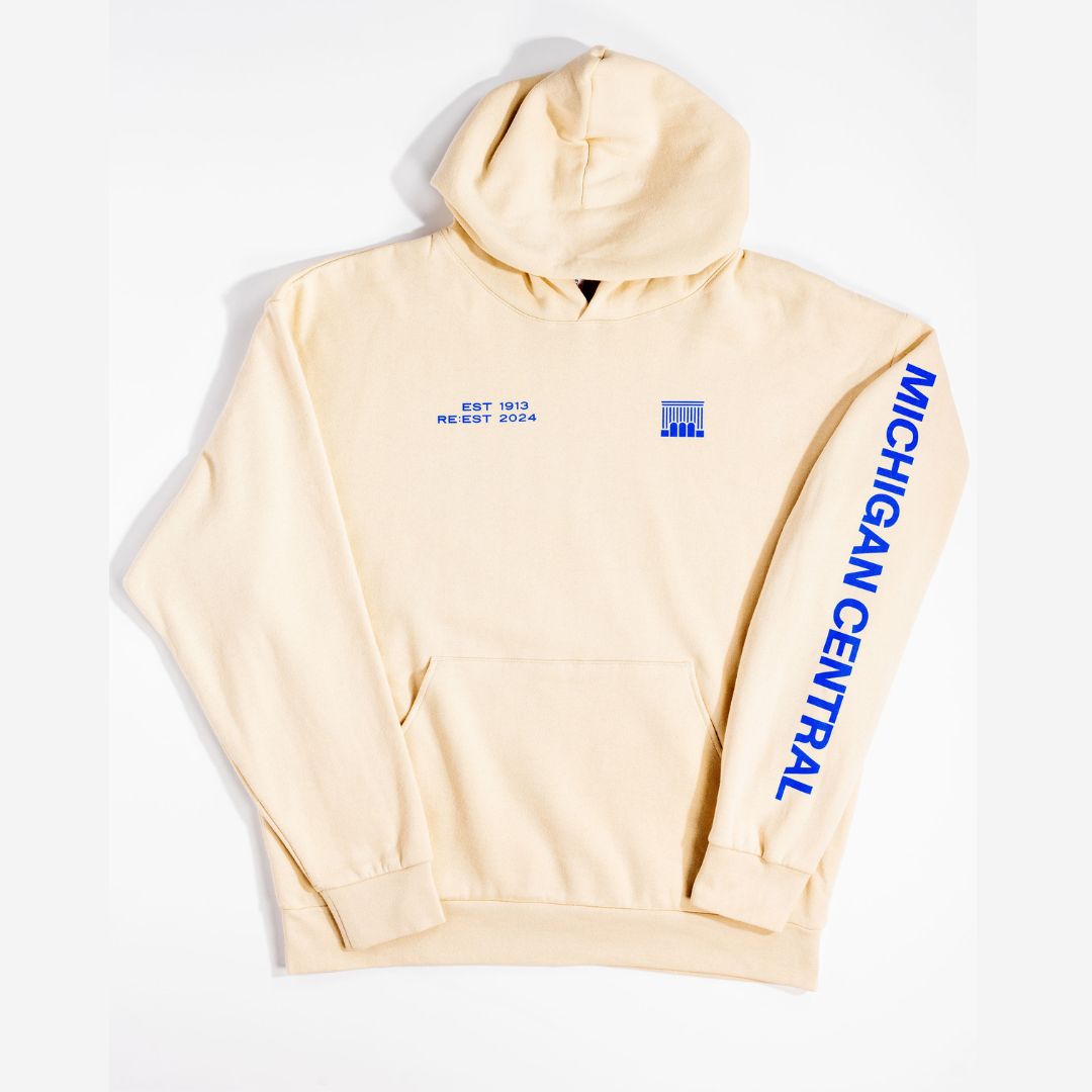 The Station Hoodie in Cream