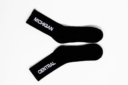 Michigan Central Socks in Black