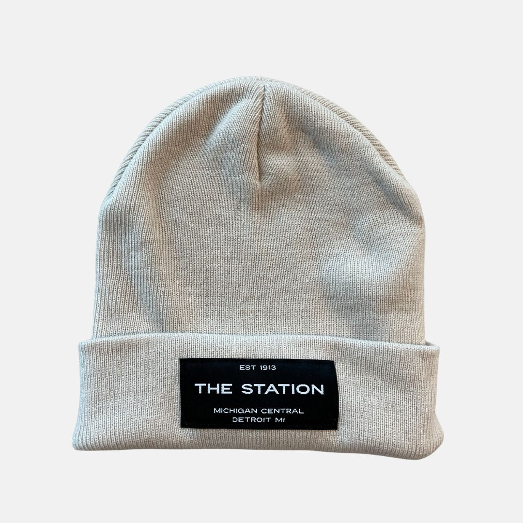 The Station Beanie in Cream