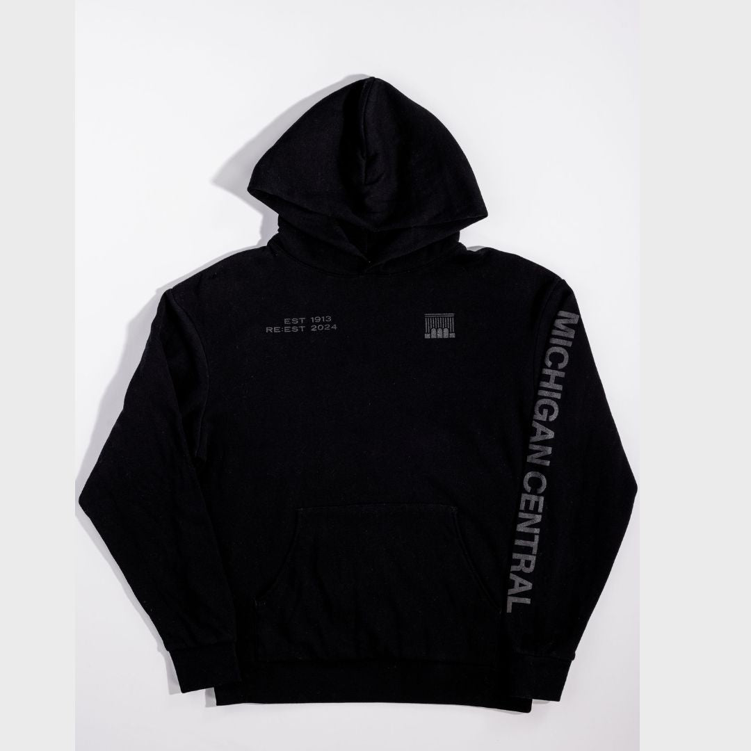 The Station Hoodie in Black